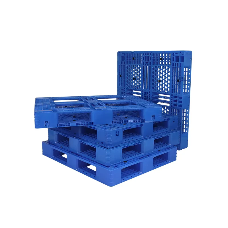 New-Hdpe-Side-Stackable-Sides-Single-Face-Warehouse-Factory-Plastic-Pallet