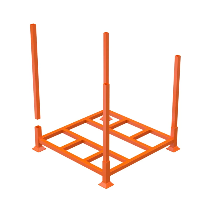 OEM-Heavy-Duty-Multi-Level-Stackable-Steel-Post-Rack-Pallet-Warehouse-Rack-for-Industrial-Goods-Storage