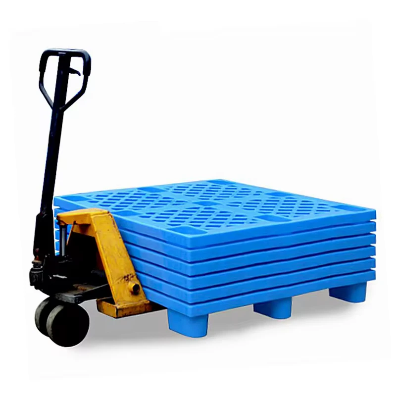 Plastic-Pallets-Heavy-Duty-Single-Sided-Pallets-Plastic-Warehouse-Reusable-Plastic-Pallets