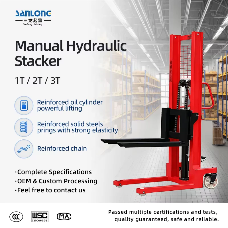 ROHO-Manual-Hydraulic-Stacker-Hand-Pallet-Lifter-Forklift-1T-Capacity-Warehouse-Loading-Dock-Material-Handling-Lifting-Machine