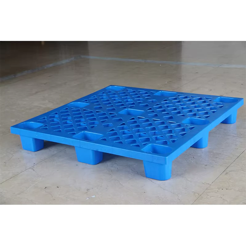 Recycled-Plastic-Pallets-Mesh-Grid-Nine-Feet-Pallet-For-Warehouse-Storage-Stacking-Tray