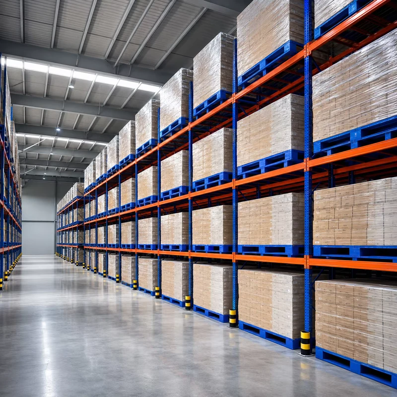 Robust-Metal-Pallet-Rack-Warehouse-Storage-Rack-Q235B-Steel-for-Freight-Distribution-with-Powder-Coated-Finish