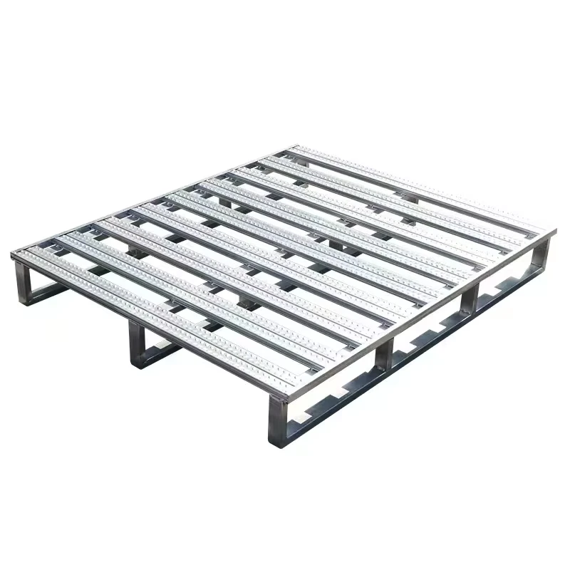 Single-and-Double-Faced-4-Way-Entry-1200KG-Load-Capacity-Euro-Pallets-Industrial-Use-Metal-Steel-Warehouse-Pallets