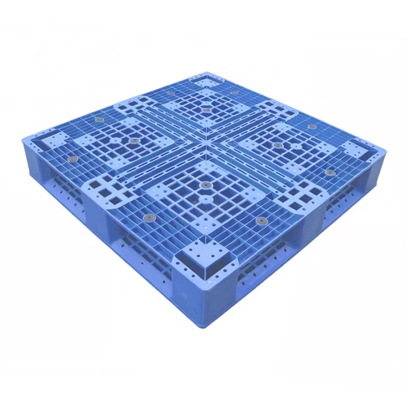 Single-sided-Grid-Sturdy-European-Plastic-Pallets-Suitable-for-Racks-and-Flat-Ground