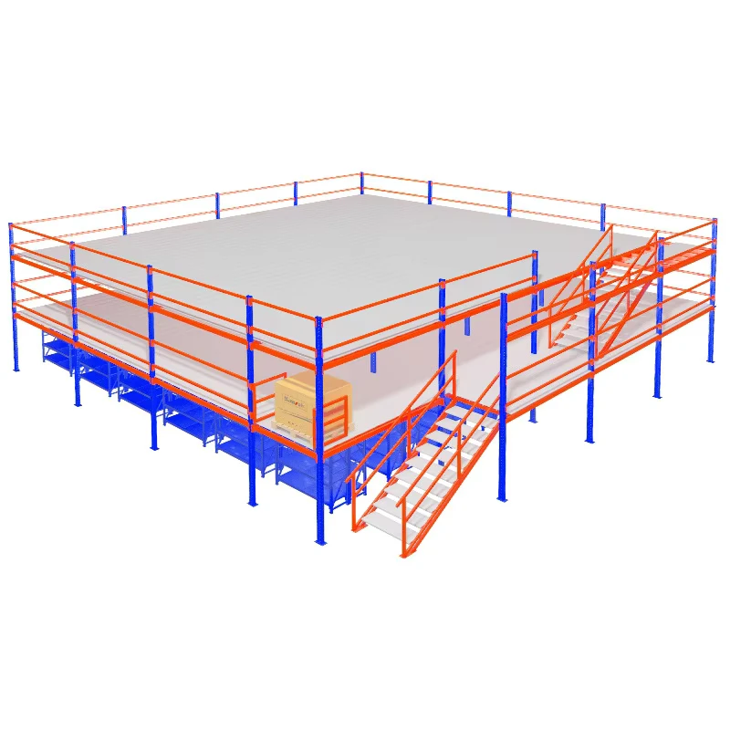 Warehouse-Heavy-Duty-Loft-Platform-Stacking-Racks-Storage-Attic-Rack-Pallet-Racking-Mezzanine-Floor-Rack