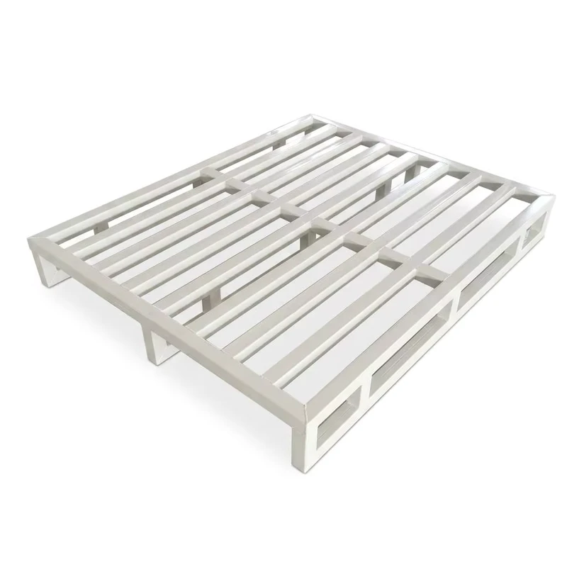 Warehouse-Steel-Pallet-Storage-for-Industrial-Storage-Heavy-Duty-Metal-Pallets-Four-Forklift-Entrance-Half-Paving-Face