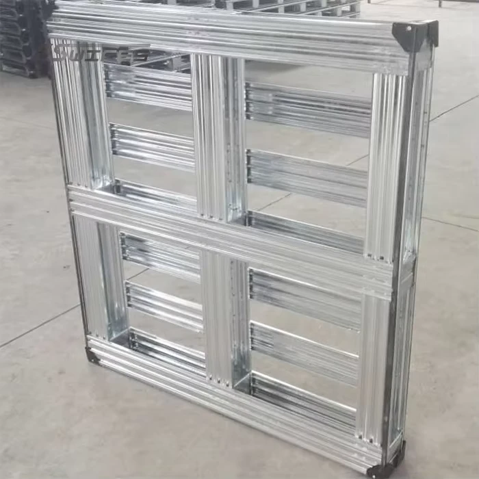 Warehouse-Storage-Distribution-Centers-Transport-Mild-Steel-Q235-Single-Face-Steel-Pallet