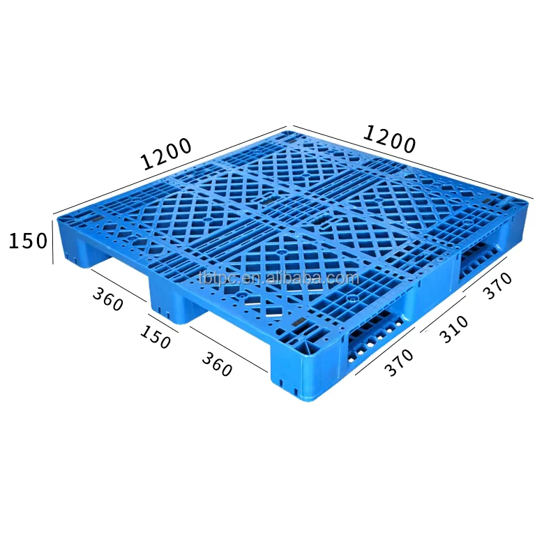 Yellow-Plastic-Pallet-Warehouse-Storage-Pallet-Heavy-1200x1200-Solid-Logistics-Plastic-Pallets